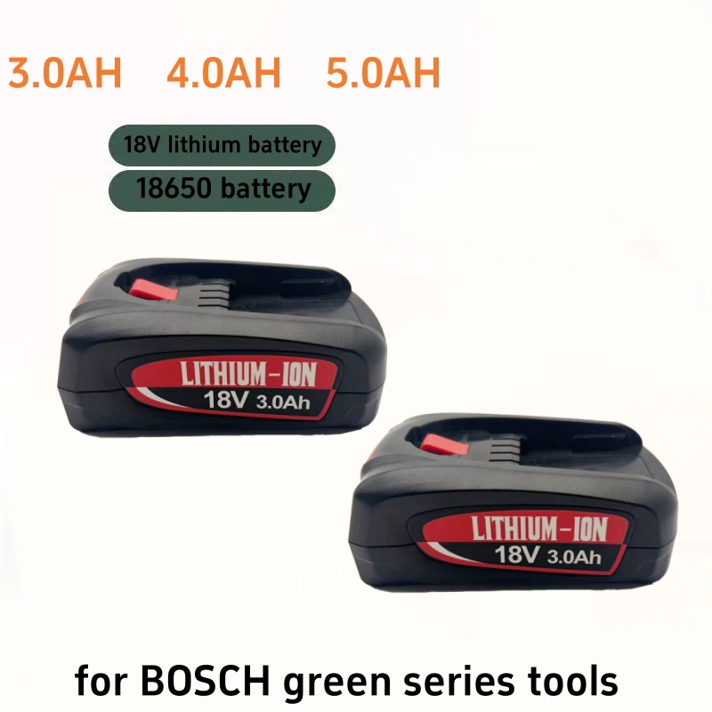 Power Tools Green - Lithium Battery Replacement for Bosch Green
