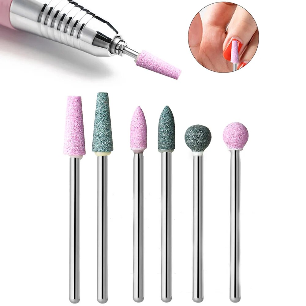 Power Tools Total - 6pcs Nail Drill Bit Set Stone