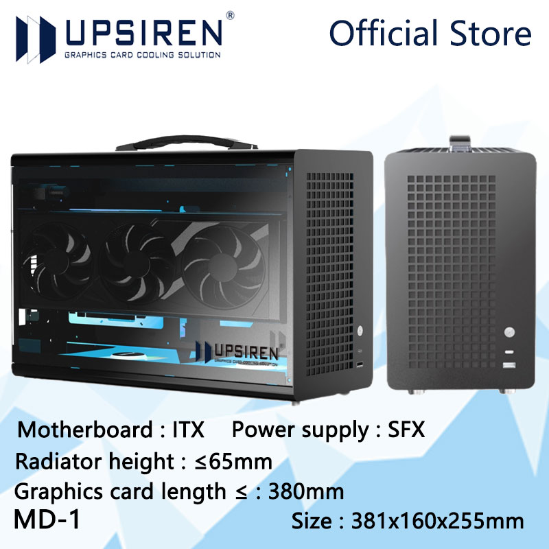 Power Tools Tool Box - UPSIREN MD-1 ITX computer case，Support SFX
