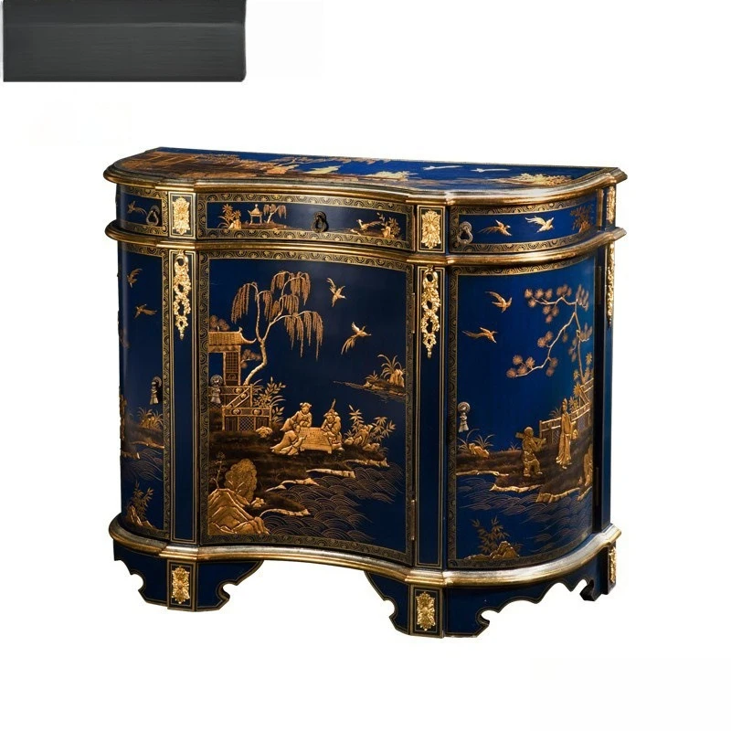 Power Tools With Names - European Chinese style retro navy blue