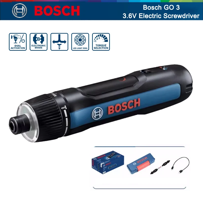Power Tools Hand Tools - BOSCH Go 3 Electric Screwdriver Bosch