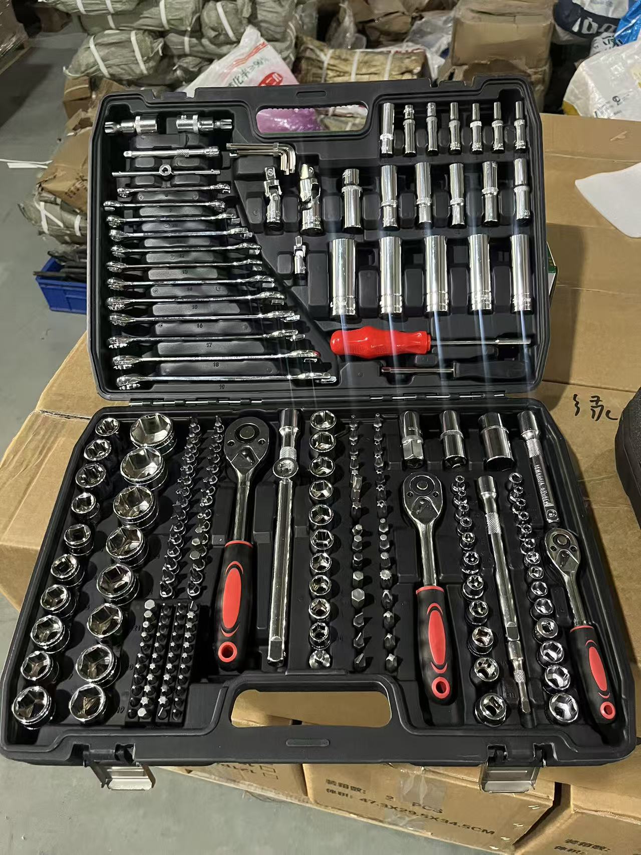 Power Tools Hand Tools - 216-Piece DIY Auto Repair Tool Kit