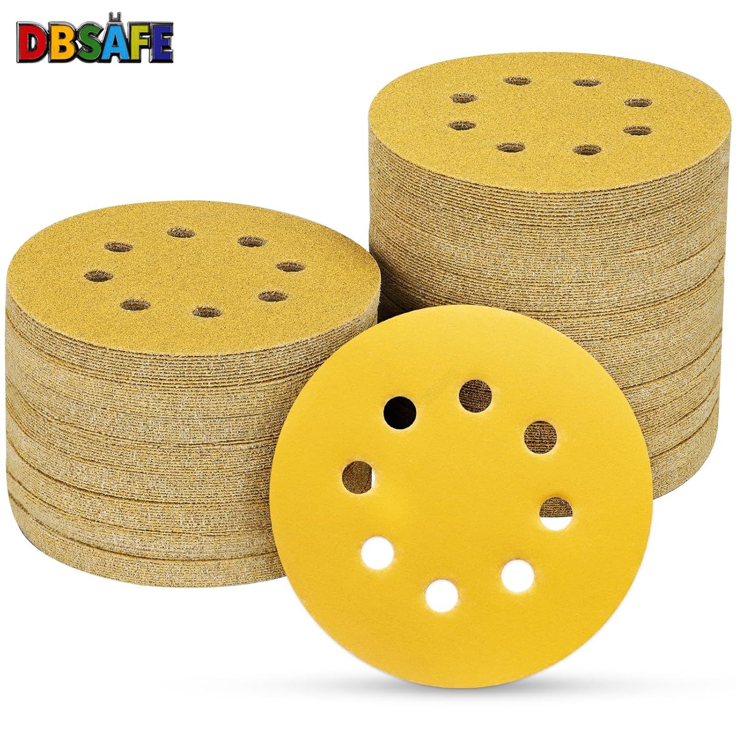Random Orbital Sander - 10-100PCS 5 Inch 8 Hole Sanding