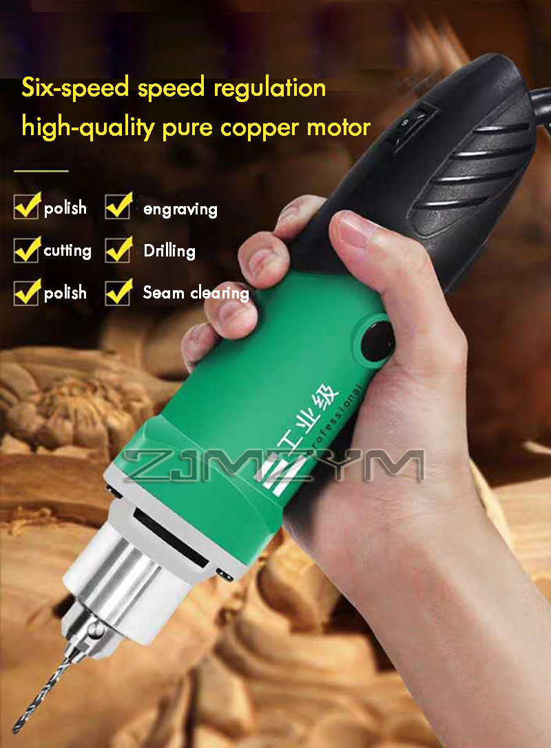 Power Z Tools - 6-Position Variable Speed High-Power Engraver Electric