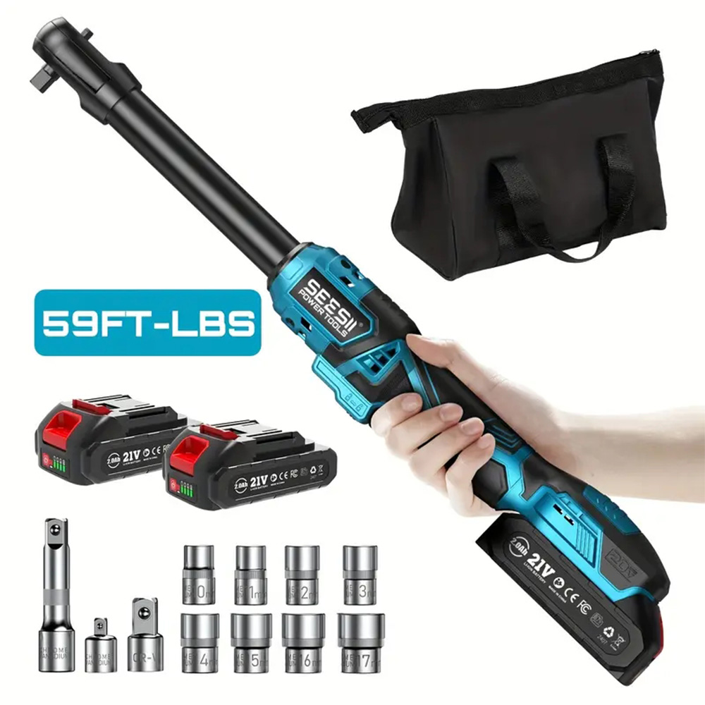 Power Tools Battery Repair - SEESII 6.3'' Extended Electric Ratchet Wrench