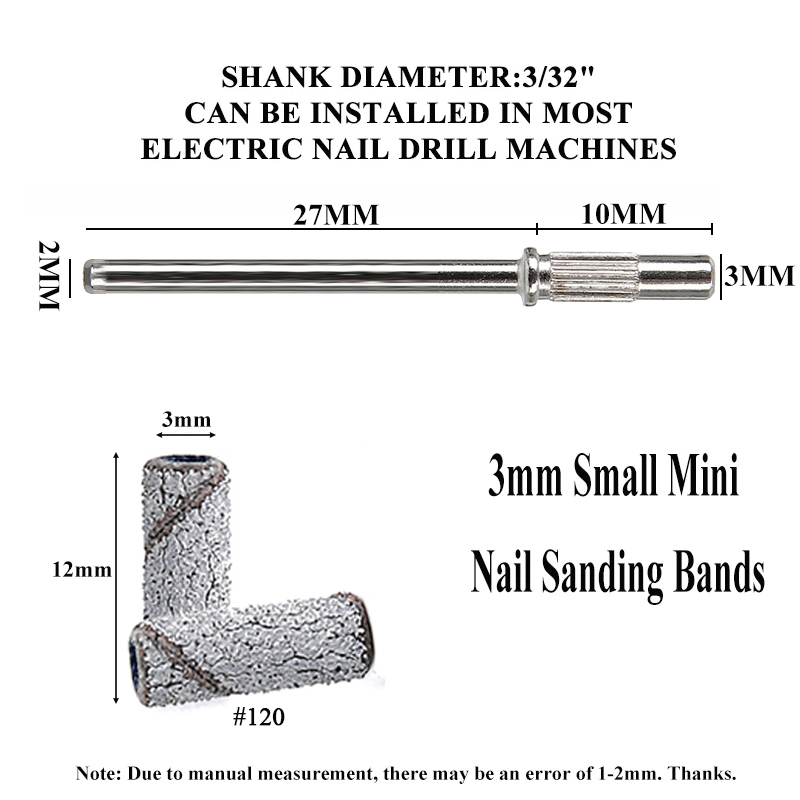 200PCS 3mm Mini Nail Sanding B - Power Tools Total ulasan dan harga