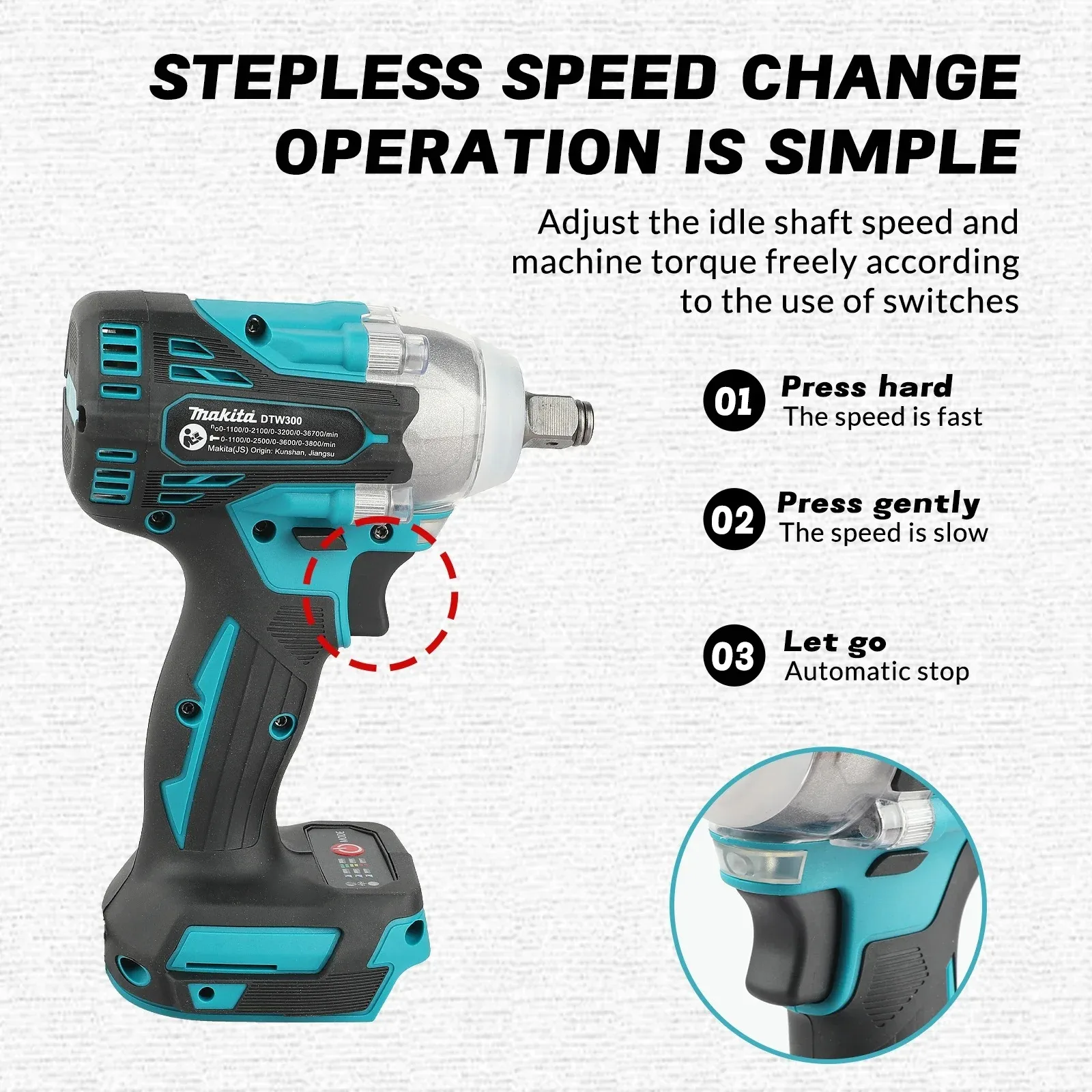 Brushless Makita DTW300 Batter - Power Tools Battery Repair ulasan dan harga
