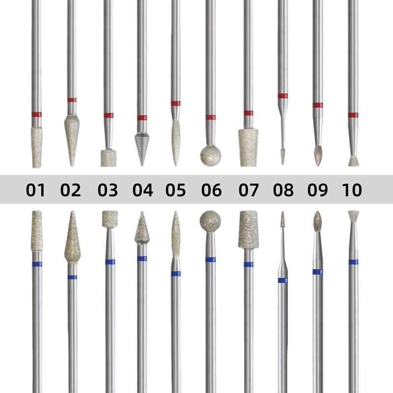 10Pcs/set Diamond Nail Drill B - Power Tools Total ulasan dan harga