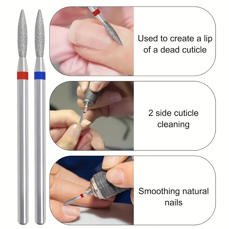 10Pcs/set Diamond Nail Drill B - Power Tools Total ulasan dan harga