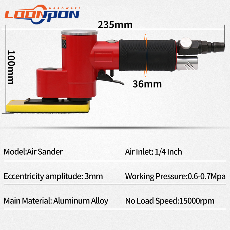 Loonpon Mini Straight Line Air - Random Orbital Sander ulasan dan harga