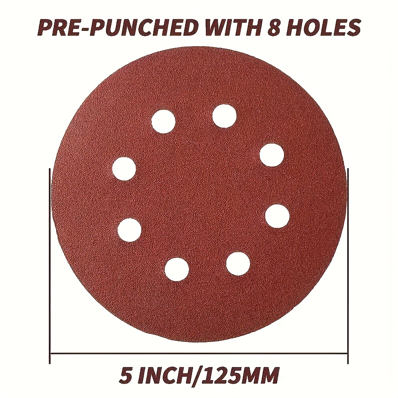 100 Pieces of 5-Inch 8-Hole Sa - Random Orbital Sander ulasan dan harga