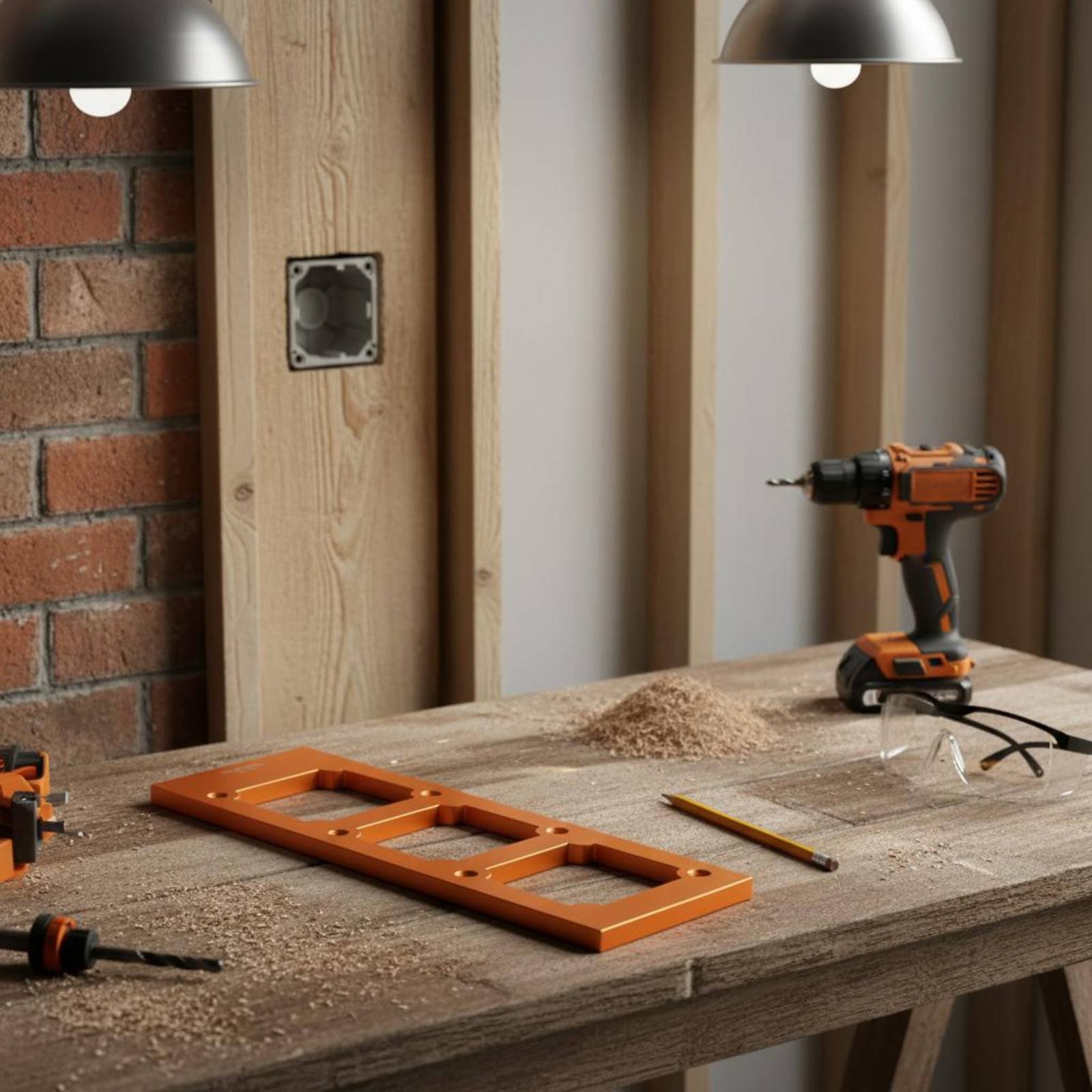 Socket Cutout Template Thicken - Power Tools Tool Box ulasan dan harga