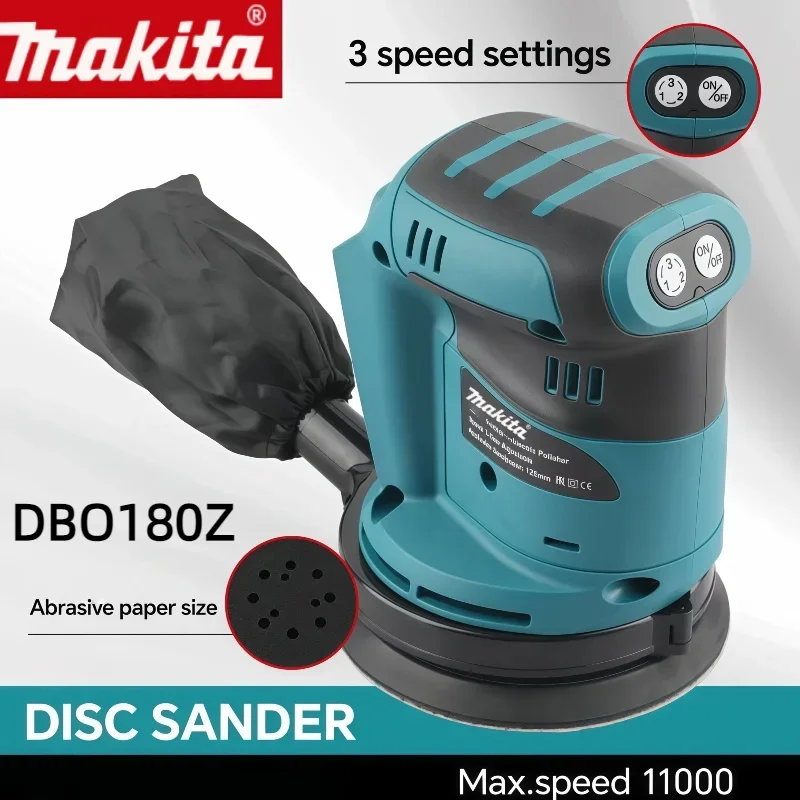 Makita DBO180Z 18V Brushless C - Random Orbital Sander ulasan dan harga