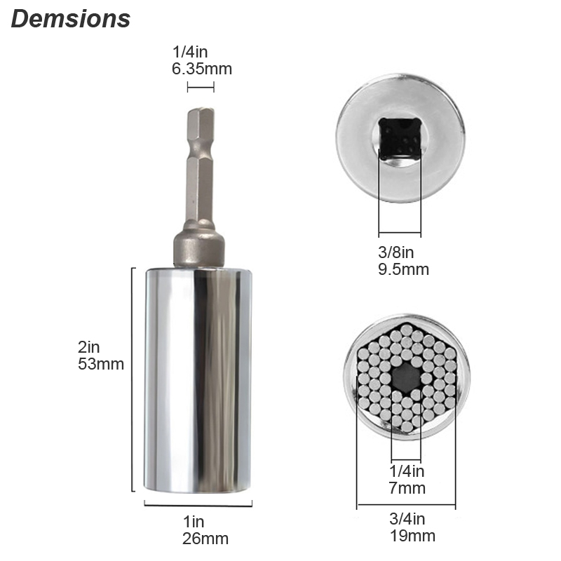 Universal Socket Wrench Head S - Power Z Tools ulasan dan harga