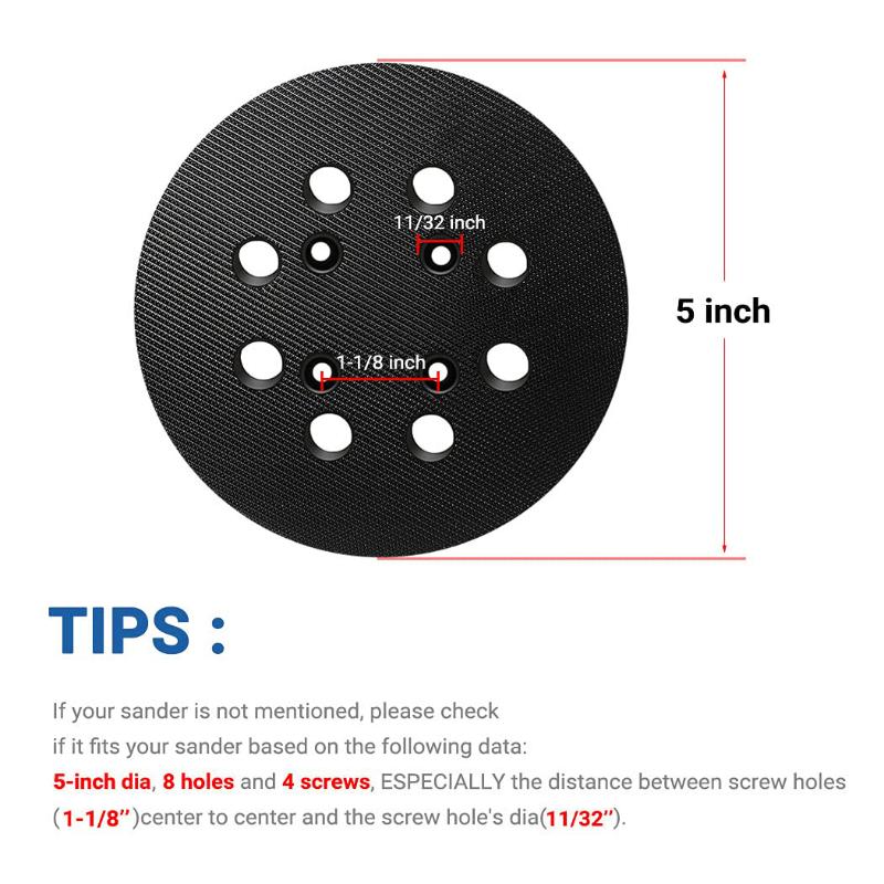 1Pcs Replacement Sanding Pad 5 - Random Orbital Sander ulasan dan harga