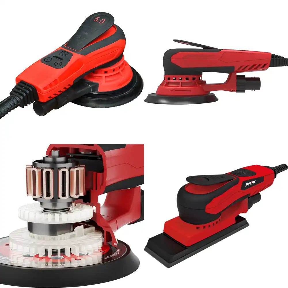 Burley 150mm DIY Industrial Br - Random Orbital Sander ulasan dan harga