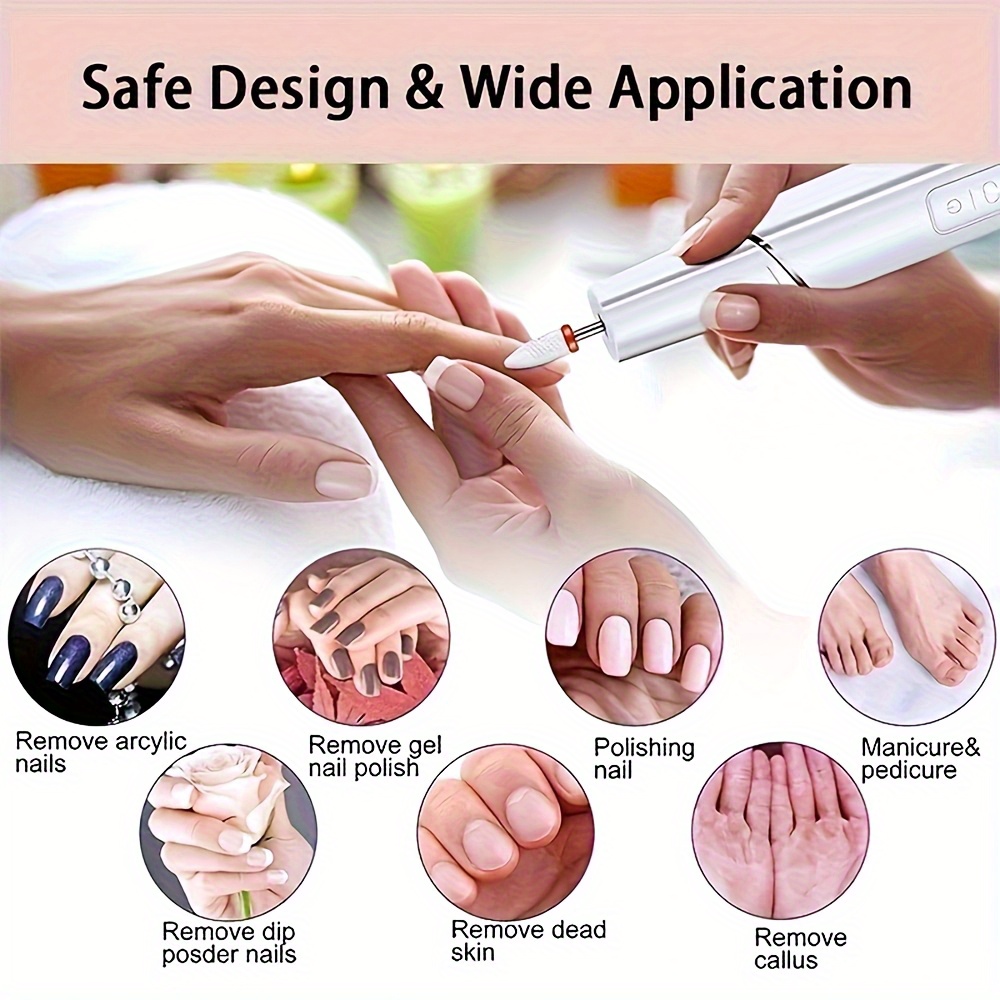 1/2/4/5PCS Ceramic Nail Drill  - Power Tools Total ulasan dan harga