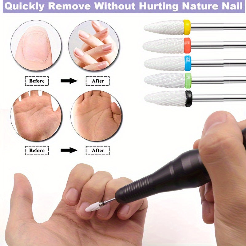 1/2/4/5PCS Ceramic Nail Drill  - Power Tools Total ulasan dan harga