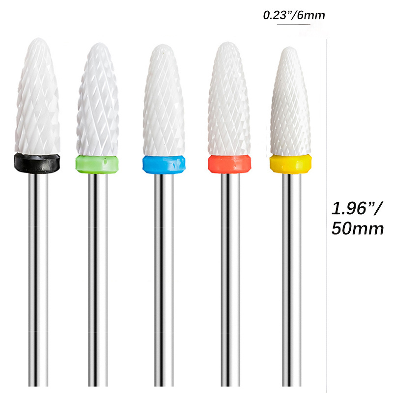 1/2/4/5PCS Ceramic Nail Drill  - Power Tools Total ulasan dan harga