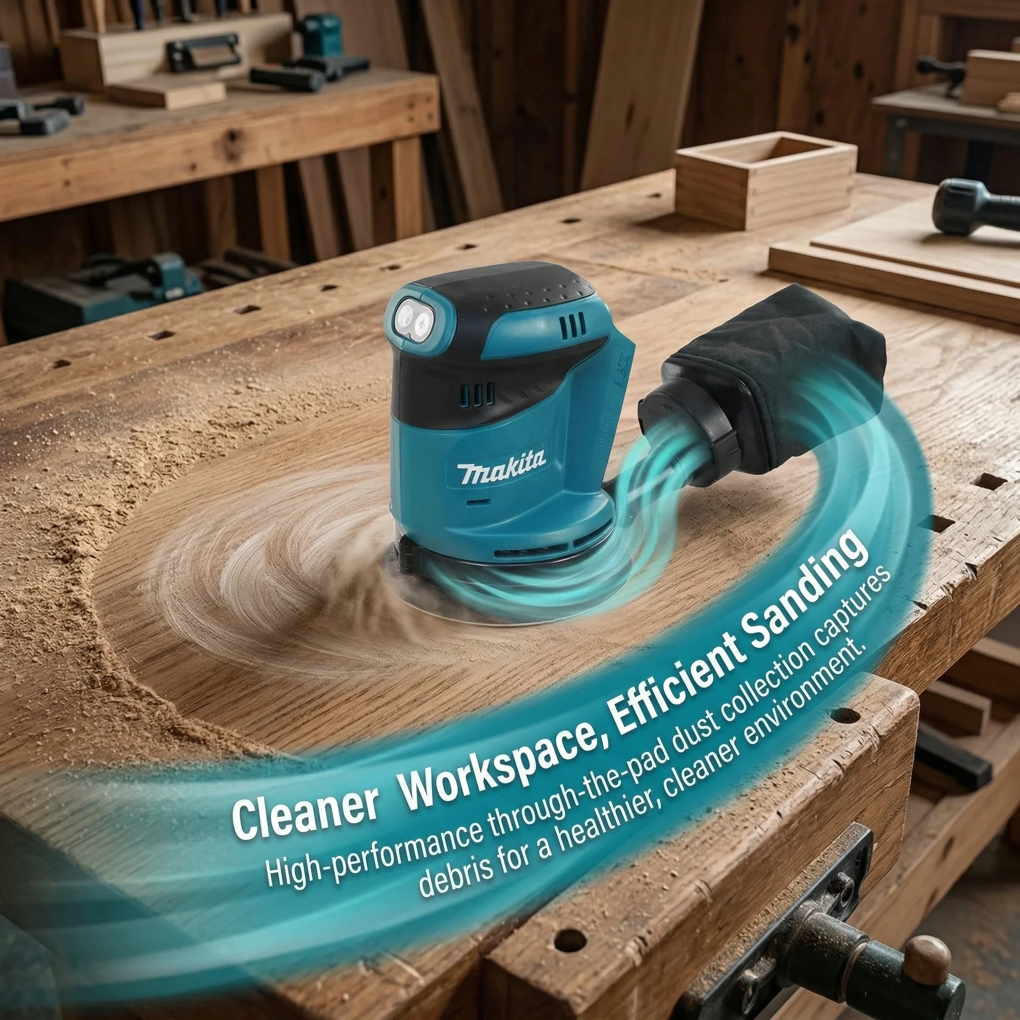Makita DBO180Z 18V Brushless C - Random Orbital Sander ulasan dan harga