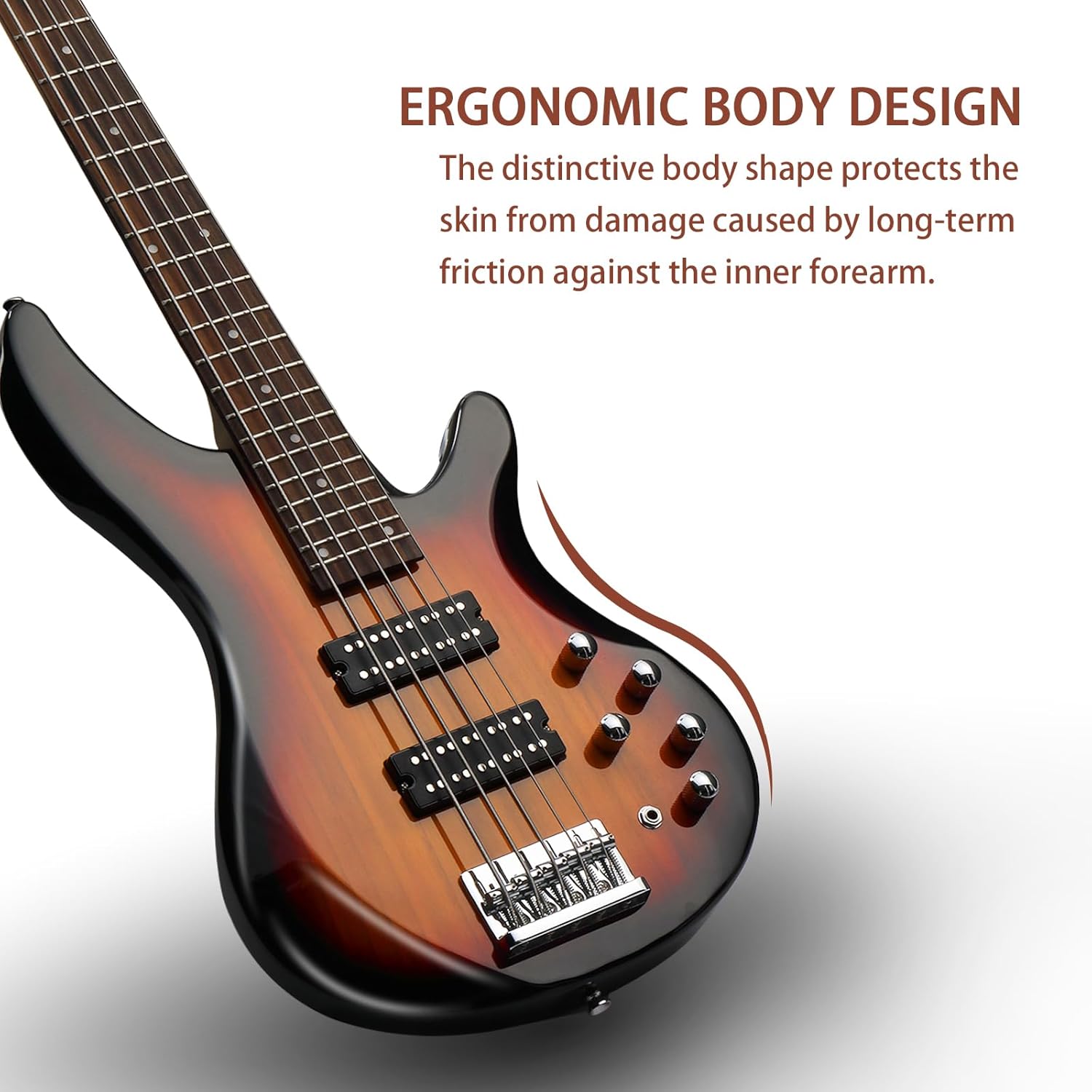 5-String Electric Bass Guitar, - Power Tools Total ulasan dan harga