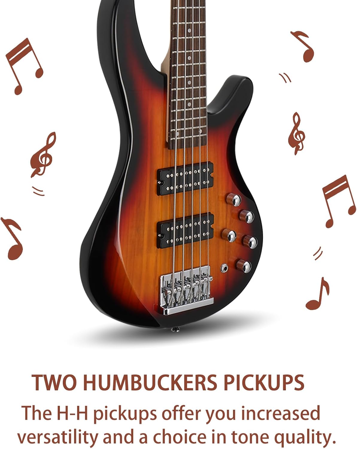 5-String Electric Bass Guitar, - Power Tools Total ulasan dan harga