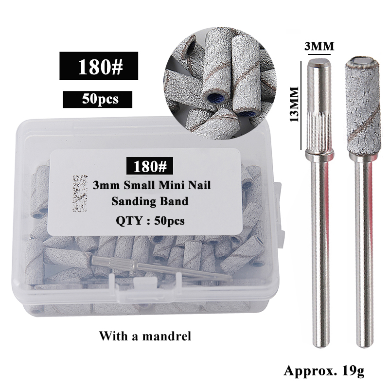 50pcs/box 3mm Mini Sanding Ban - Power Tools Tool Box ulasan dan harga