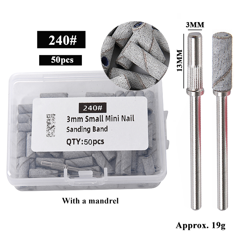 50pcs/box 3mm Mini Sanding Ban - Power Tools Tool Box ulasan dan harga
